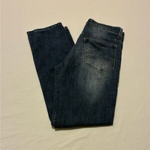 Urban Pipeline Men's Straight Jeans in Dark Blue Wash